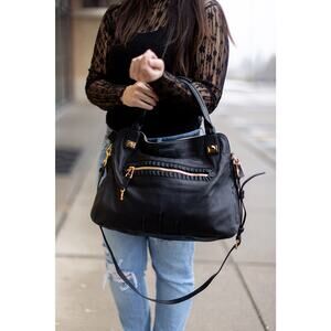 Chloe Black Margaret Shoulder Bag